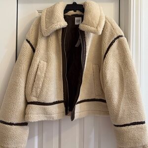NWT Women's Gap Sherpa Teddy Coat